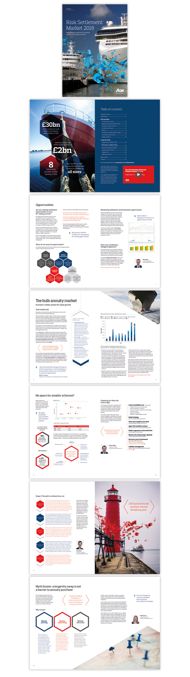 Risk Settlement annual report / brochure